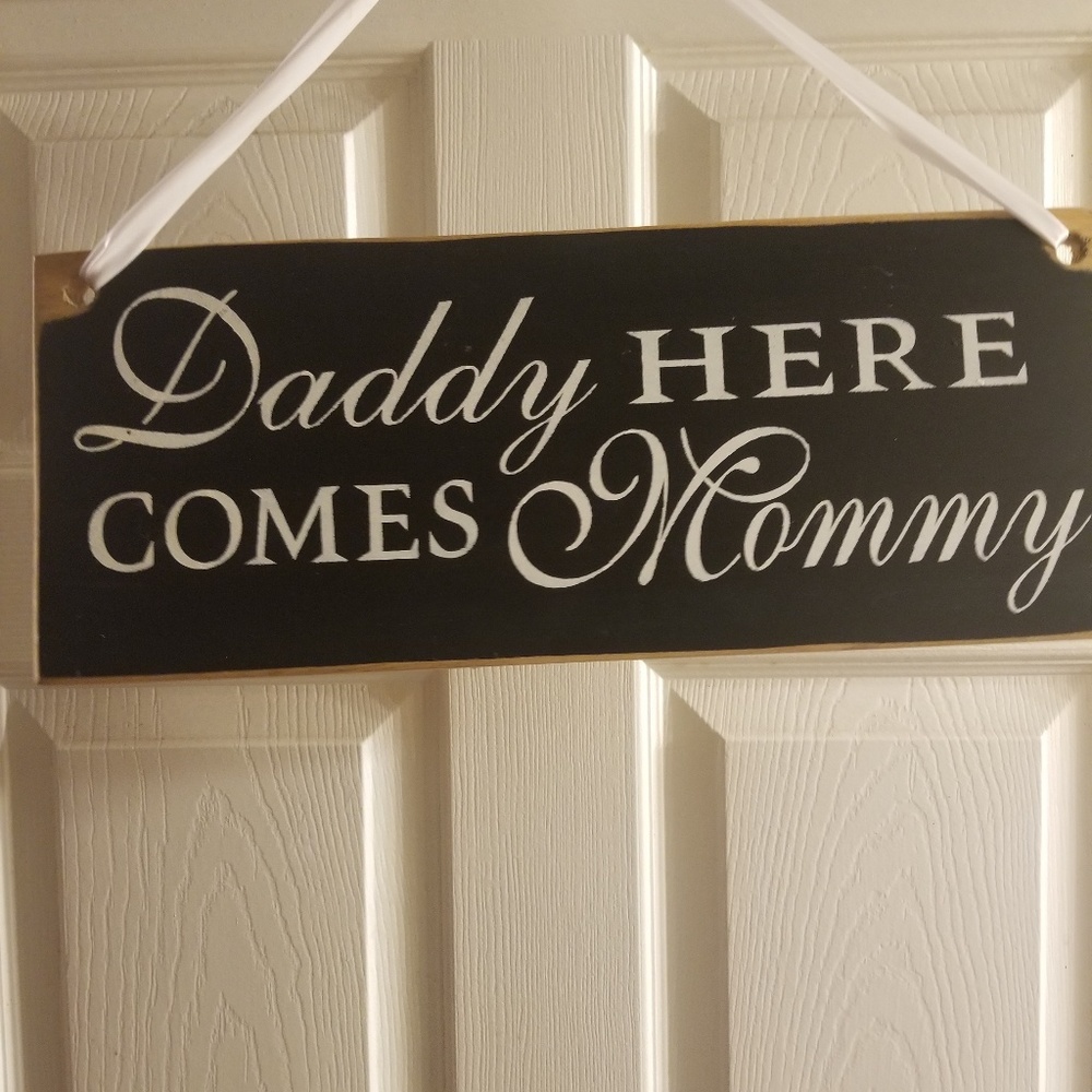 Wooden sign